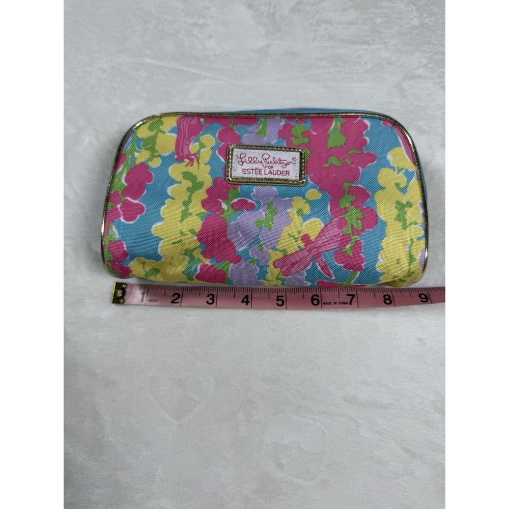 Estee Lauder Floral Cosmetic Makeup Bag by Lilly Pulitzer Design #02‎